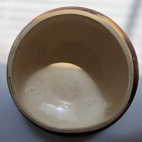 Vintage hand painted succulent pottery - Picture 9 of 11